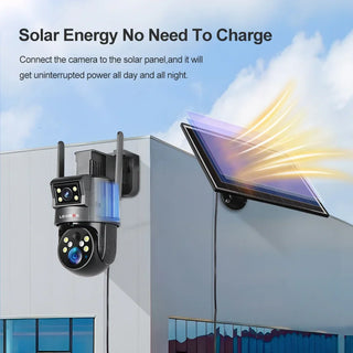 Dual Screen Solar Security Camera
