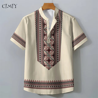 Men's Traditional Ethnic Tribal Style Shirt
