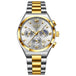 Gold silver white