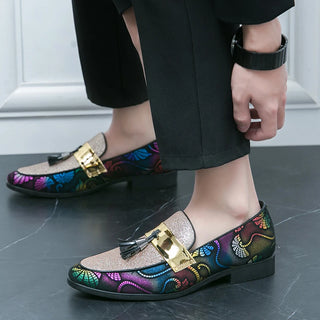 Pointed Toe Business Casual Leather Shoes