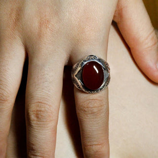 Men's Premium Classic Oval Stone Ring - Epictzar Intl.