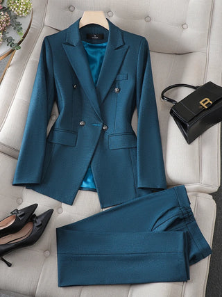Office Ladies Business Wear Pants Suit
