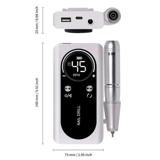 Rechargeable Nail Sander Salon Manicure Tool