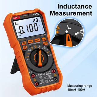 Smart Backlit Inductance Digital Multimeter