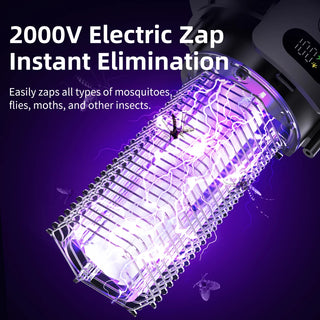 Solar Powered Insect Bugs Zapper Trap