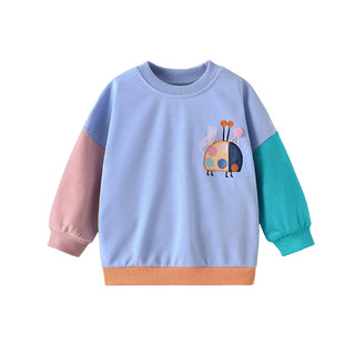 Jumping Meters 2-7T Girls Sweatshirts Rainbow Butterfly Girls Cute Toddler Kids Clothing Autumn Spring Sport Baby Hooded Shirts