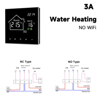 LCD Display Touch Screen Smart Thermostat