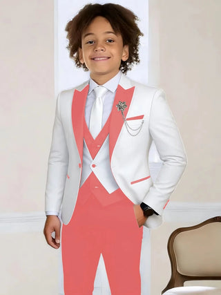 Handsome Wedding Ring Bearer Tuxedo Outfit
