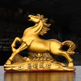 Feng Shui Copper Horse Success Ornament