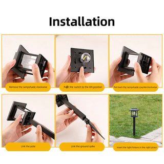 Garden Villa Solar Courtyard Lawn Lamp
