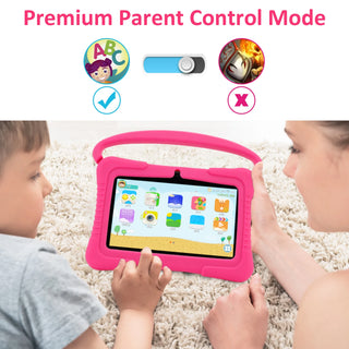 Kids Tablet Android 12 Tablet 7 Inch Tablet Wifi Children 2+32GB 3000mAh Educational Learning Toys Children Boys Girls Gifts