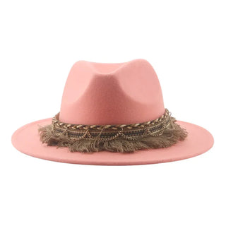 Luxury  Vintage Felted Fedora Hat