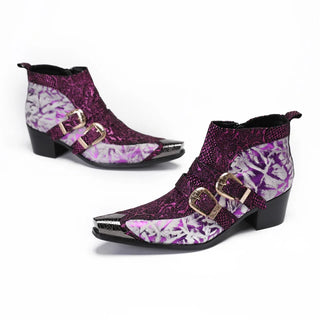 Men's Quality Pointed Toe Ankle Boots