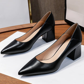 Thick Heels Professional Design Pumps Shoes