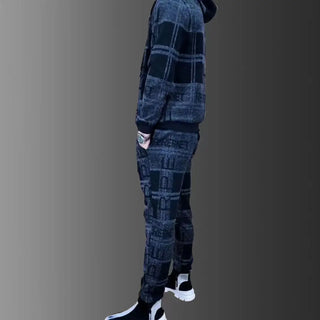 Luxury Zipper Hoodie Tracksuit Set