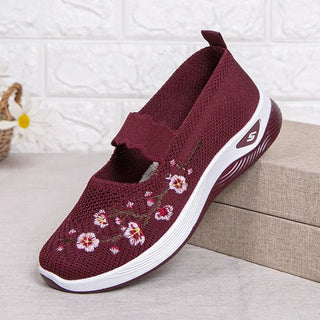 Breathable Embroidered Chunky Sole Sneakers - Epictzar Intl.