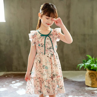 Girls Sleeveless Wedding Party Dress