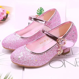 Girls Sequins Student Dancing Shoes