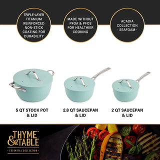 Aluminum Non-Stick Cookware Pot Set