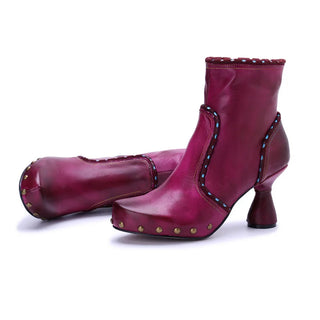   Comfortable Women's Square Toe Party Boots