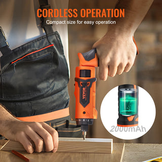 Cordless Electric Screwdriver Rechargeable Set
