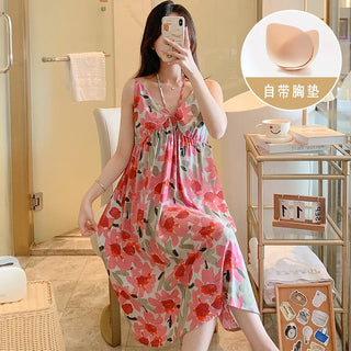 Women Beach Style Thin Sleepwear