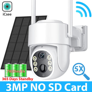 Solar WIFI Dual Lens Security Camera