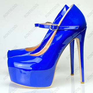 Platform Round Toe Pumps Shoes