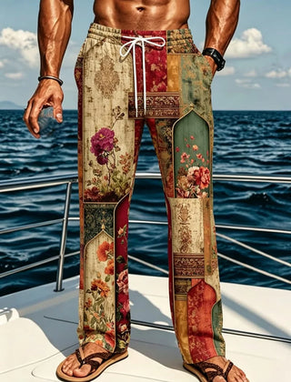 Exotic Printed Multi Pattern Loose Pants