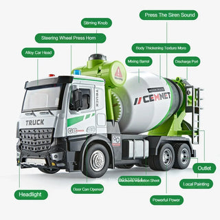 Engineering Concrete Mixer Toy Truck