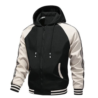 Men's Jacket Autumn Spring Ride High-performance Windbreaker Clothing Motorcycle Jacket Male Motorcycle Coats Windproof Striped
