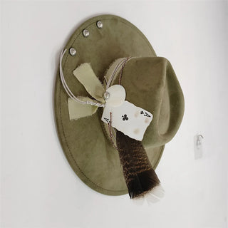 Retro Suede Fedora Jazz Party Hats