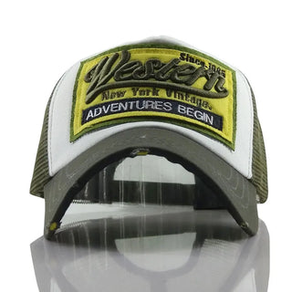 Summer Mesh Trucker Hat For Men Women Retro Letter Baseball Cap Adjustable Outdoor Sun Visors Hip Hop Snapback Bonnet кепка y2k