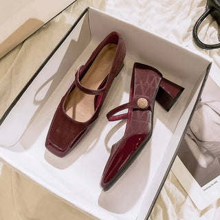 Thick Heels Women's Party Pumps Shoes