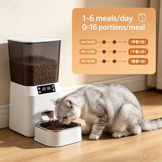 Portion Control Automatic Timed Pet Feeder