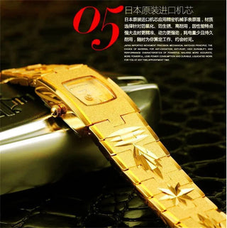 Luxurious Lovers 24K Gold Watch