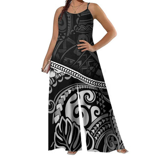 Ethnic Style Wide Leg Rompers