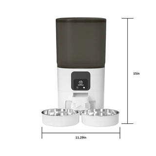 Smart Automatic Double Bowl Pet Feeder - Epictzar Intl.