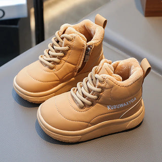 1-15y Thick Warm Plush Boots For Children 2025 Trend Fashion Boy's Girl's Snow Boots Waterproof Outdoor Kid's Velvet Boots