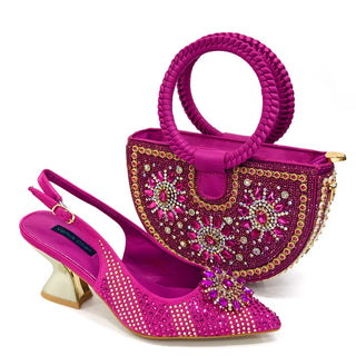 Elegant Wedding Party Shoes & Bag Sets
