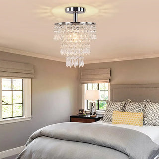 Mini Crystal Raindrop Pendant Light