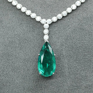 Vintage 100% Diamond Gemstone Necklace