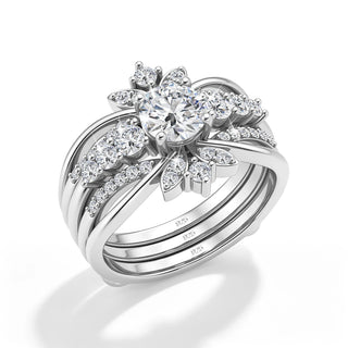 Luxury Moissanite Bridal Engagement Wedding Band