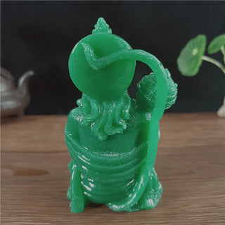 Professional jade color hanuman statue
