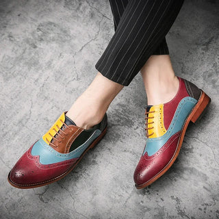 Elegant Brogue Flats Men's Formal Shoes