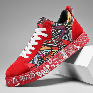 Breathable  Graphic Design Skateboard Shoes