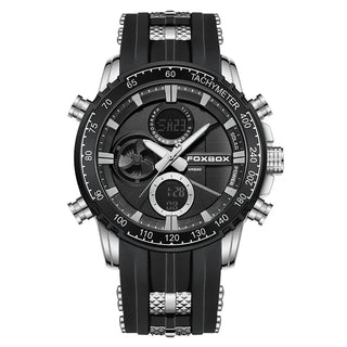 Digital Dual Display Waterproof Wristwatch