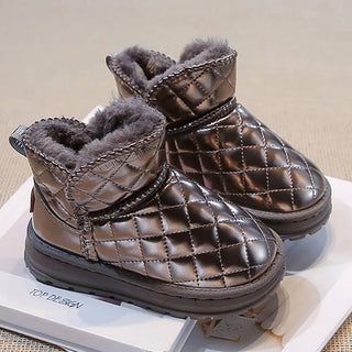 Girls Plush Anti-slip Snow Boots