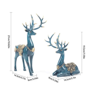 Deer Resin Art Sculpture Figurine