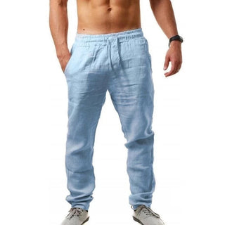 Streetwear Breathable Fitness Linen Pants